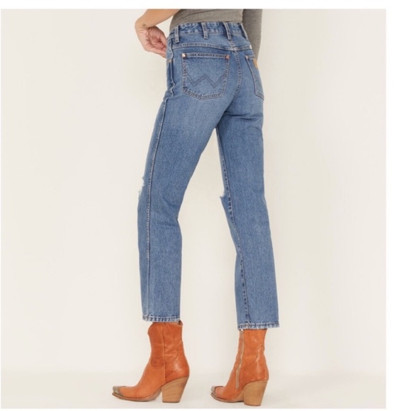 WRANGLER WILD WEST 603 HIGH RISE STRAIGHT JEANS Sz 27 - Picture 11 of 11